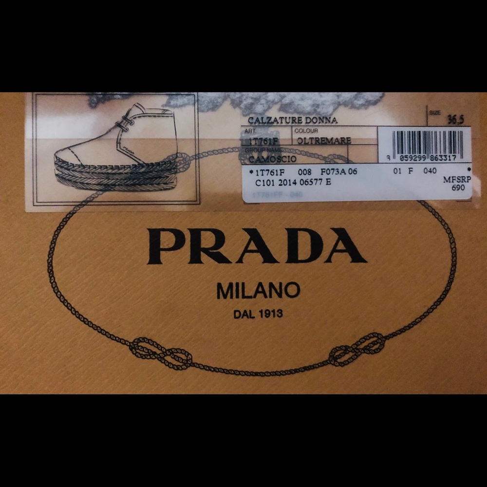 Prada - calzature donna chukka boots